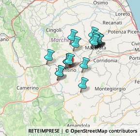Mappa Cantrada pace sn, 62029 Tolentino MC, Italia (10.6795)