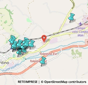 Mappa Cantrada pace sn, 62029 Tolentino MC, Italia (1.2385)