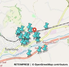 Mappa Via Enrico Mattei, 62029 Tolentino MC, Italia (0.8095)