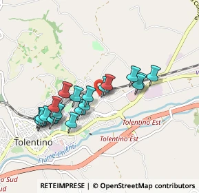 Mappa Via Enrico Mattei, 62029 Tolentino MC, Italia (0.8615)