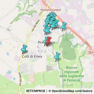 Mappa Via Pietro Nenni, 00071 Pomezia RM, Italia (0.9195)