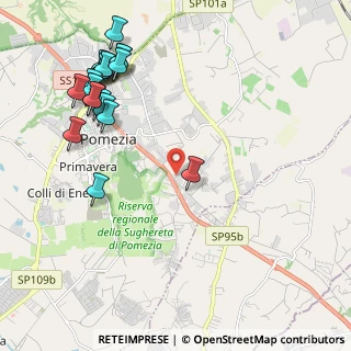 Mappa Via di Monte Cervino, 00071 Pomezia RM, Italia (2.759)