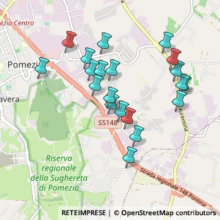 Mappa Via di Monte Cervino, 00071 Pomezia RM, Italia (0.984)