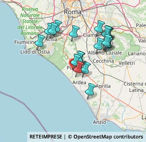 Mappa Centro Commerciale Sedici Pini Via del Mare Km 16, 00071 Pomezia RM, Italia (13.632)