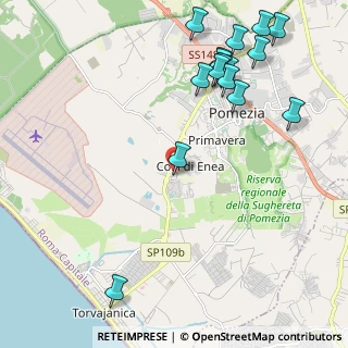 Mappa Centro Commerciale Sedici Pini Via del Mare Km 16, 00071 Pomezia RM, Italia (2.8175)