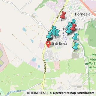 Mappa Centro Commerciale Sedici Pini Via del Mare Km 16, 00040 Pomezia RM, Italia (0.946)
