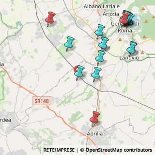 Mappa Via Sobretta, 04011 Aprilia LT, Italia (6.0125)