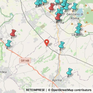Mappa Via Sobretta, 04011 Aprilia LT, Italia (7.003)