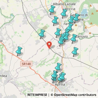 Mappa Via Sobretta, 04011 Aprilia LT, Italia (4.7715)