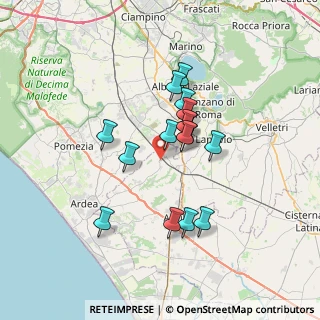 Mappa Via Sobretta, 04011 Aprilia LT, Italia (5.82)