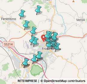 Mappa Via Colle Iannini, 03100 Frosinone FR, Italia (3.0735)