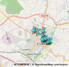 Mappa Via Colle Iannini, 03100 Frosinone FR, Italia (1.33364)