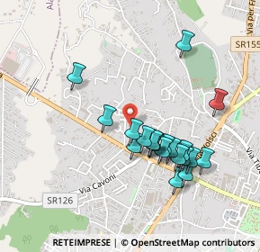 Mappa Via Colle Iannini, 03100 Frosinone FR, Italia (0.449)