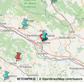 Mappa Via Colle Iannini, 03100 Frosinone FR, Italia (32.51286)