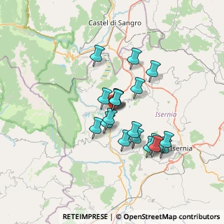 Mappa Via Aldo Moro, 86072 Cerro Al Volturno IS, Italia (5.91684)