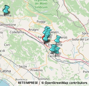 Mappa Via della Sala, 03013 Ferentino FR, Italia (12.65462)