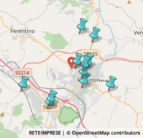 Mappa Via la Torre, 03100 Frosinone FR, Italia (3.39091)