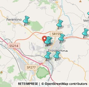 Mappa Via la Torre, 03100 Frosinone FR, Italia (4.92182)