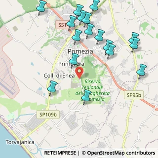 Mappa Via A. Starrabba di Rudinì, 00071 Pomezia RM, Italia (2.67824)