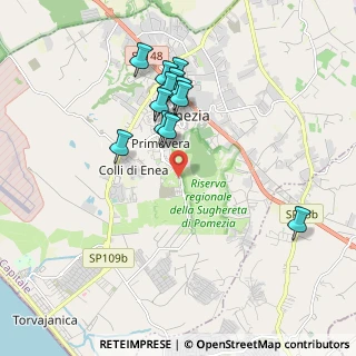 Mappa Via A. Starrabba di Rudinì, 00071 Pomezia RM, Italia (1.87333)