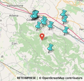 Mappa 00030 Montelanico RM, Italia (7.85286)