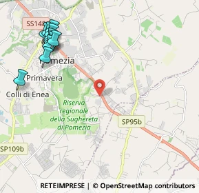 Mappa Via Castagnetta, 00071 Pomezia RM, Italia (2.95636)