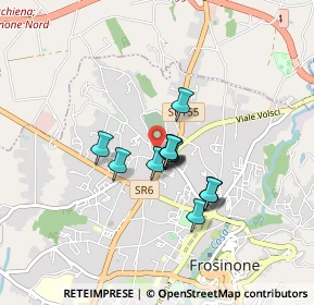 Mappa Via Livio de Carolis, 03100 Frosinone FR, Italia (0.59615)