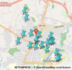 Mappa Via Livio de Carolis, 03100 Frosinone FR, Italia (1.0015)