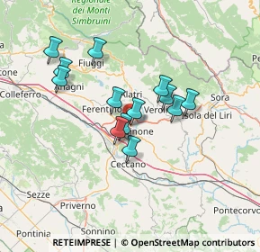 Mappa Via Livio de Carolis, 03100 Frosinone FR, Italia (11.88769)