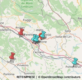 Mappa Veroli, 03029 Frosinone FR, Italia (37.93053)