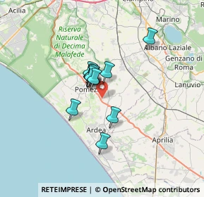 Mappa Via Pontina Vecchia KM33, 00071 Pomezia RM, Italia (4.515)