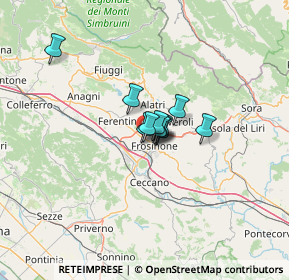 Mappa Via del Prato Fiorito, 03100 Frosinone FR, Italia (6.33182)