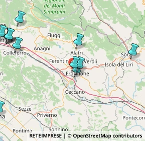 Mappa Via del Prato Fiorito, 03100 Frosinone FR, Italia (24.81143)
