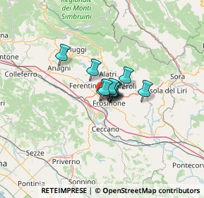 Mappa Via del Prato Fiorito, 03100 Frosinone FR, Italia (5.41545)