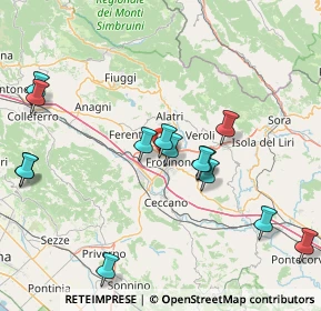 Mappa Via del Prato Fiorito, 03100 Frosinone FR, Italia (18.50643)