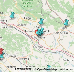 Mappa Via del Prato Fiorito, 03100 Frosinone FR, Italia (28.60533)