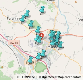Mappa Via del Prato Fiorito, 03100 Frosinone FR, Italia (3.206)