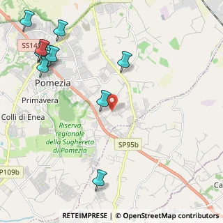Mappa Via Monte Bianco snc, 00071 Pomezia RM, Italia (3.08545)