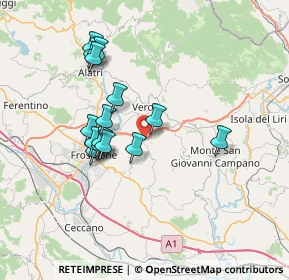 Mappa Contrada C. Palma, 03029 Veroli FR, Italia (6.74467)