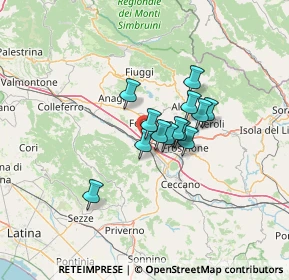 Mappa SP 122, 03013 Ferentino FR (8.92462)