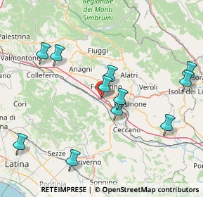 Mappa SP 122, 03013 Ferentino FR (17.96909)