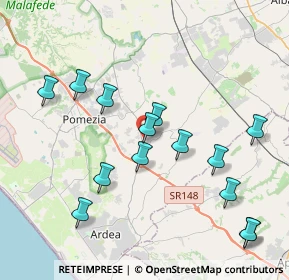 Mappa Via delle Arance, 00040 Pomezia RM, Italia (4.44143)