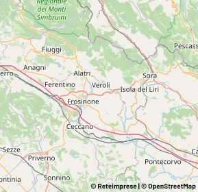 Mappa 03020 Veroli FR, Italia (9.97)