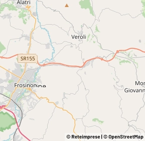 Mappa 03020 Veroli FR, Italia (6.5485)