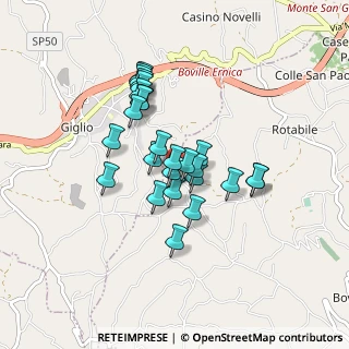 Mappa Via Sant'Angelo, 03022 Boville Ernica FR, Italia (0.71846)
