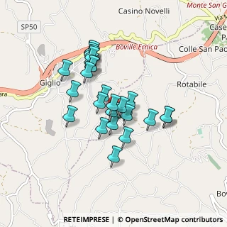Mappa Via Sant'Angelo, 03022 Boville Ernica FR, Italia (0.73704)