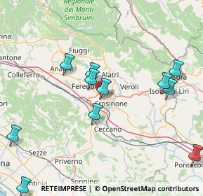 Mappa Via Cerreto, 03100 Frosinone FR, Italia (19.37636)