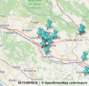 Mappa Via Cerreto, 03100 Frosinone FR, Italia (13.17769)