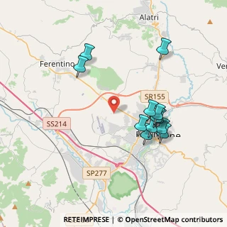 Mappa Via Cerreto, 03011 Alatri FR, Italia (3.82417)