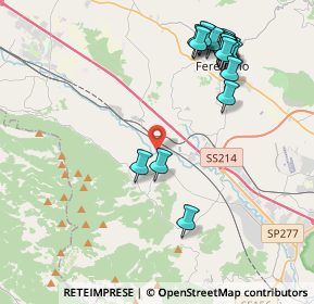 Mappa SP11, 03017 Morolo FR, Italia (4.9565)